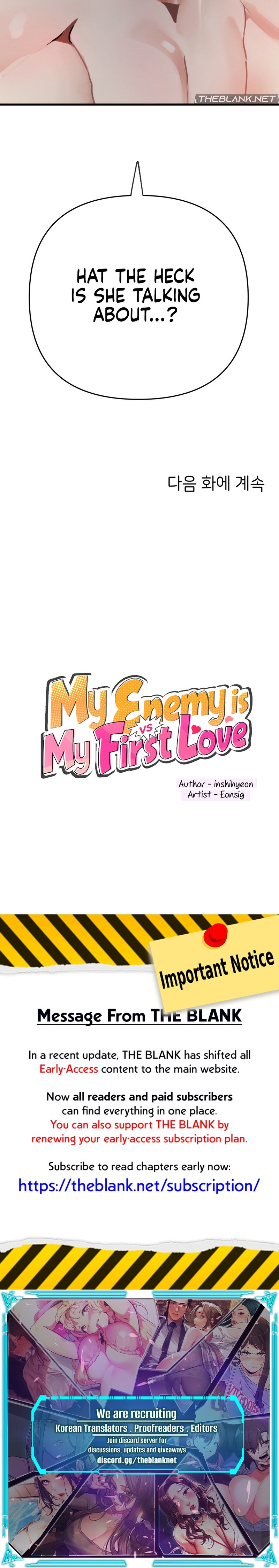 My Enemy Is My First Love