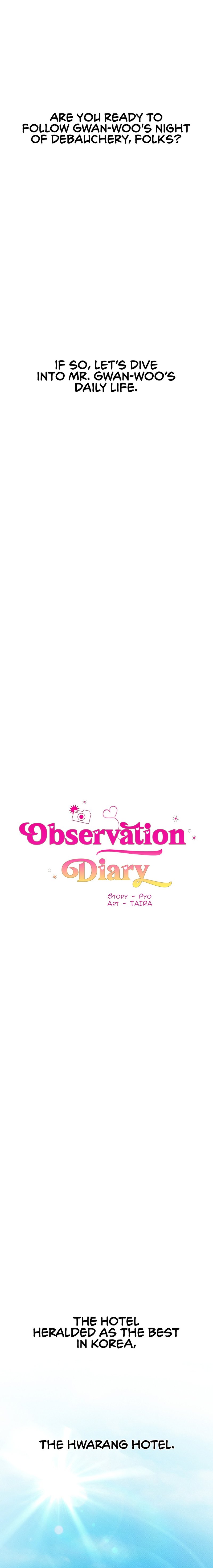 Observation Diary