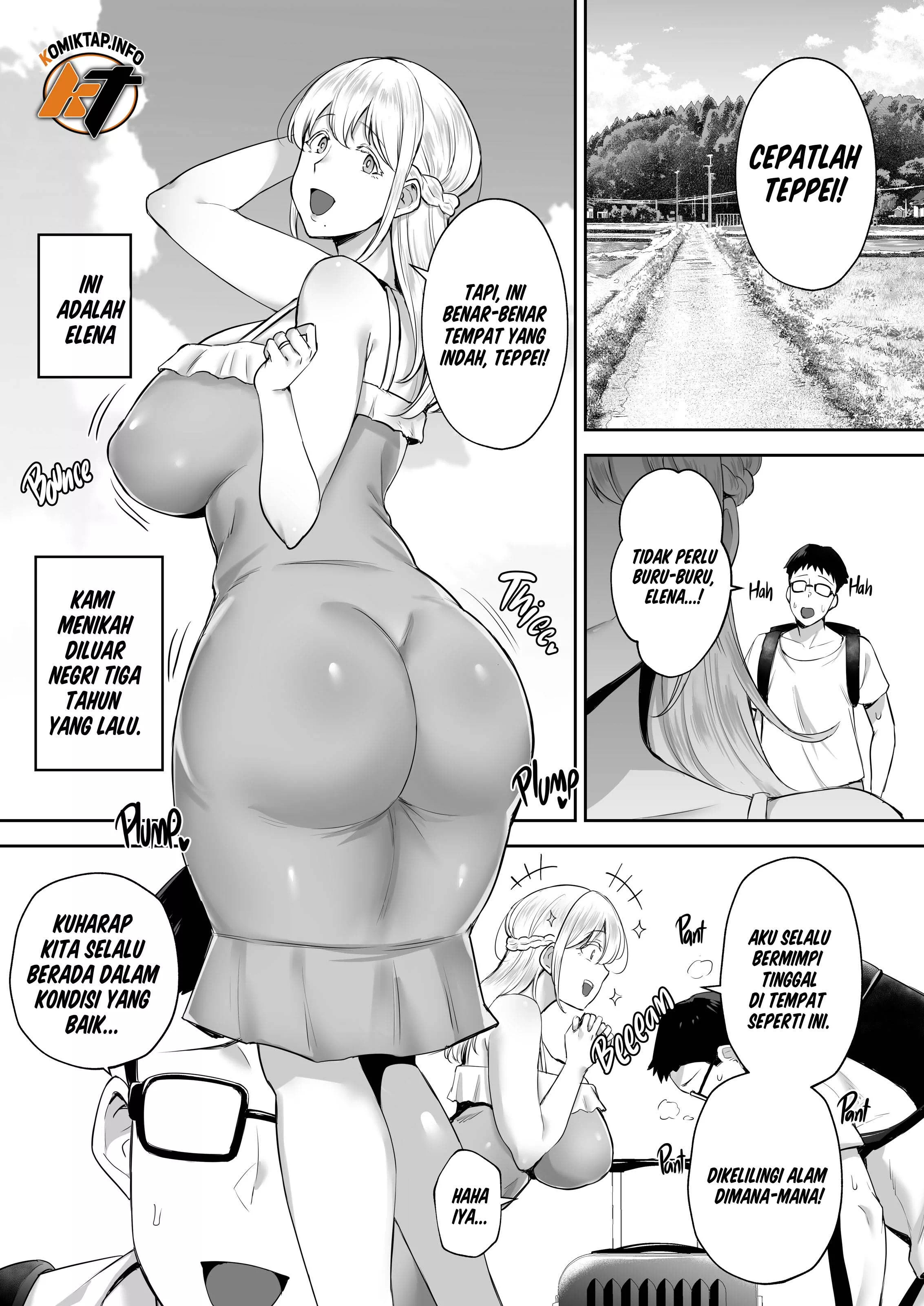 Netorareta Bakunyuu Blonde Zuma Elena – Yamato Nadeshiko ni Akogaretetara Onaho Nadeshiko ni Nattemashita Chapter 1