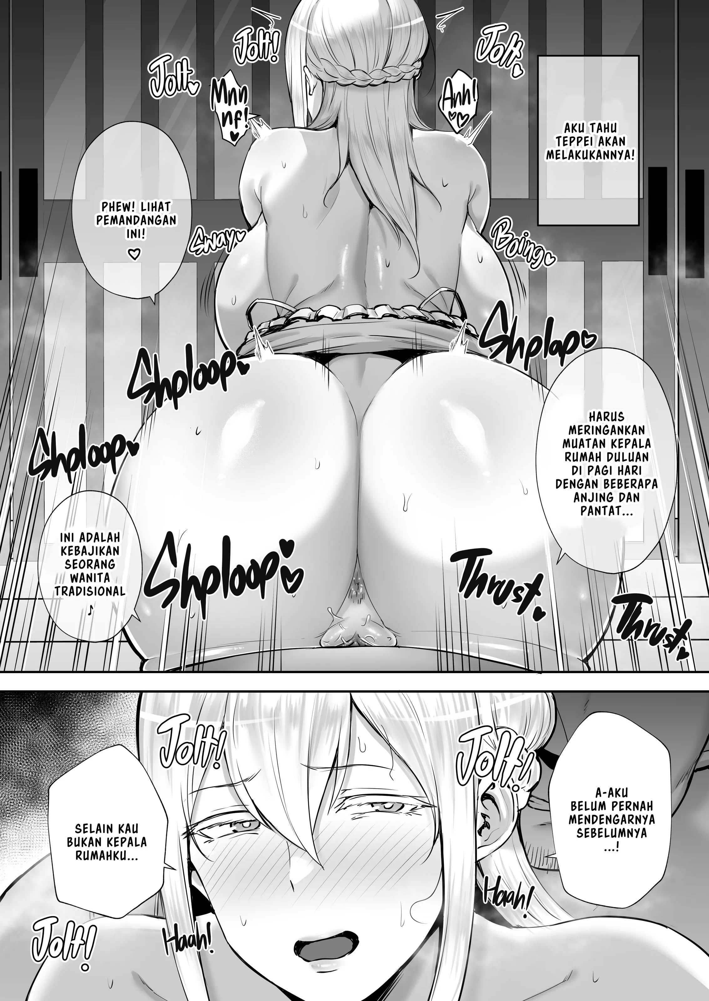 Netorareta Bakunyuu Blonde Zuma Elena – Yamato Nadeshiko ni Akogaretetara Onaho Nadeshiko ni Nattemashita Chapter 1