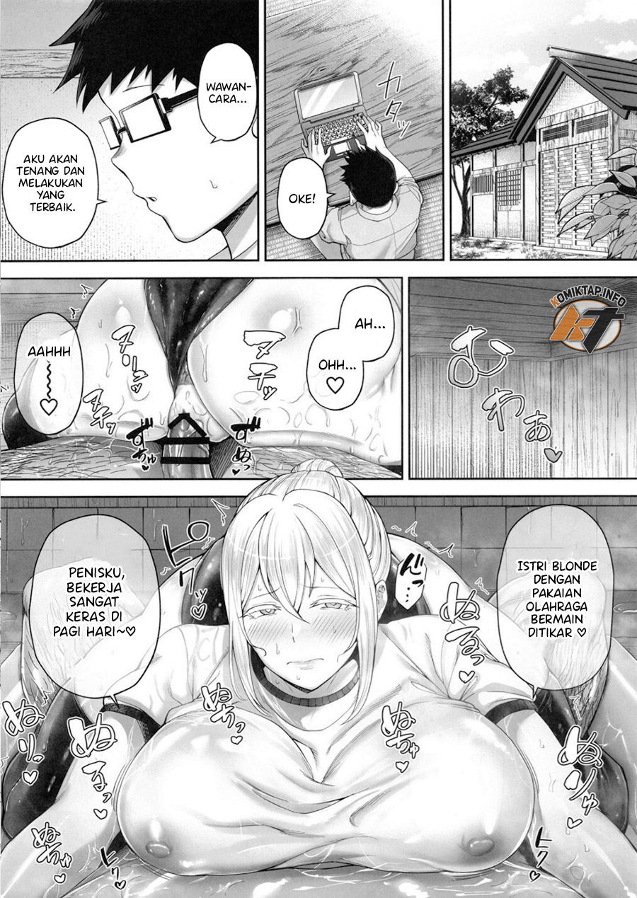 Netorareta Bakunyuu Blonde Zuma Elena – Yamato Nadeshiko ni Akogaretetara Onaho Nadeshiko ni Nattemashita Chapter 2