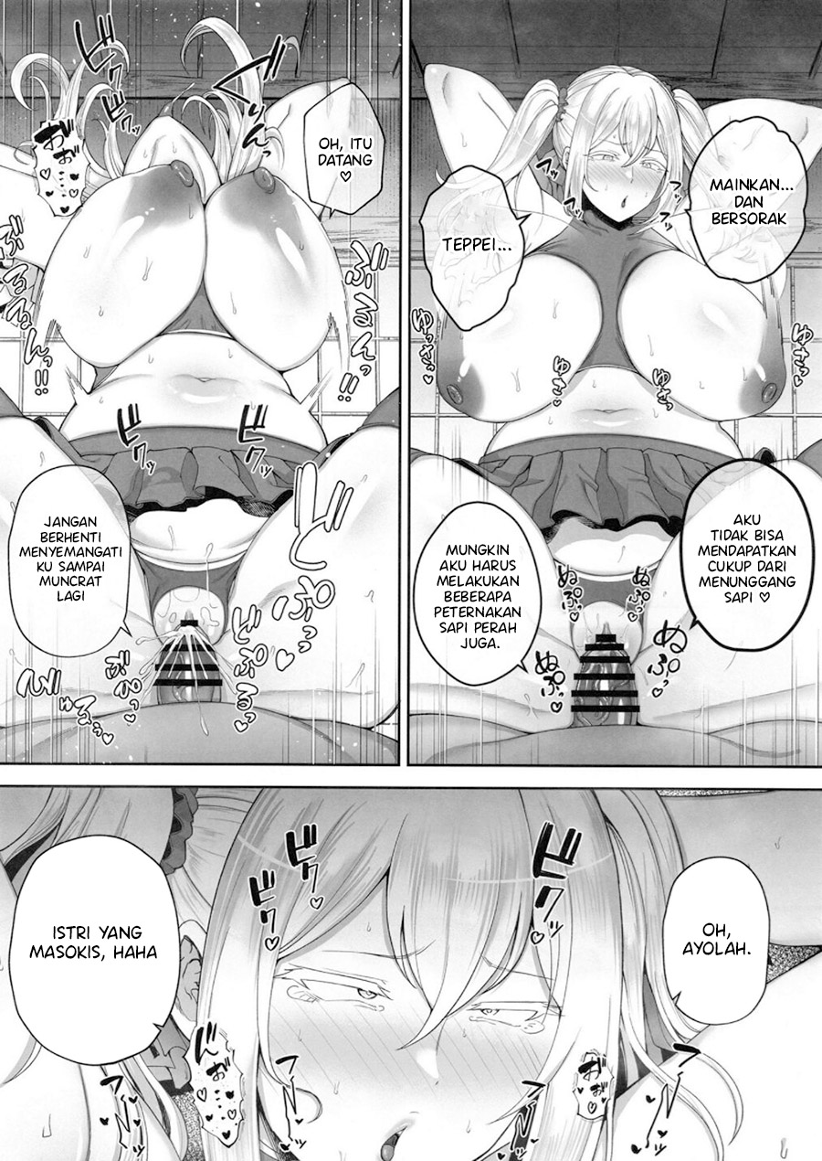 Netorareta Bakunyuu Blonde Zuma Elena – Yamato Nadeshiko ni Akogaretetara Onaho Nadeshiko ni Nattemashita Chapter 2