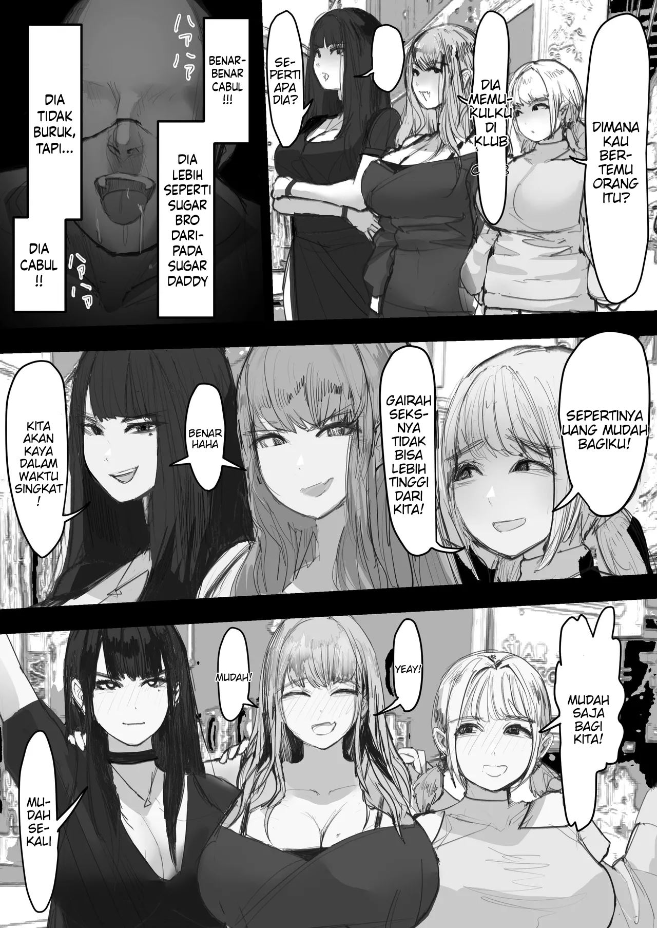 Shakkin Gal 3-nin ga Doujin AV Satsuei shita Kekka Chapter 1