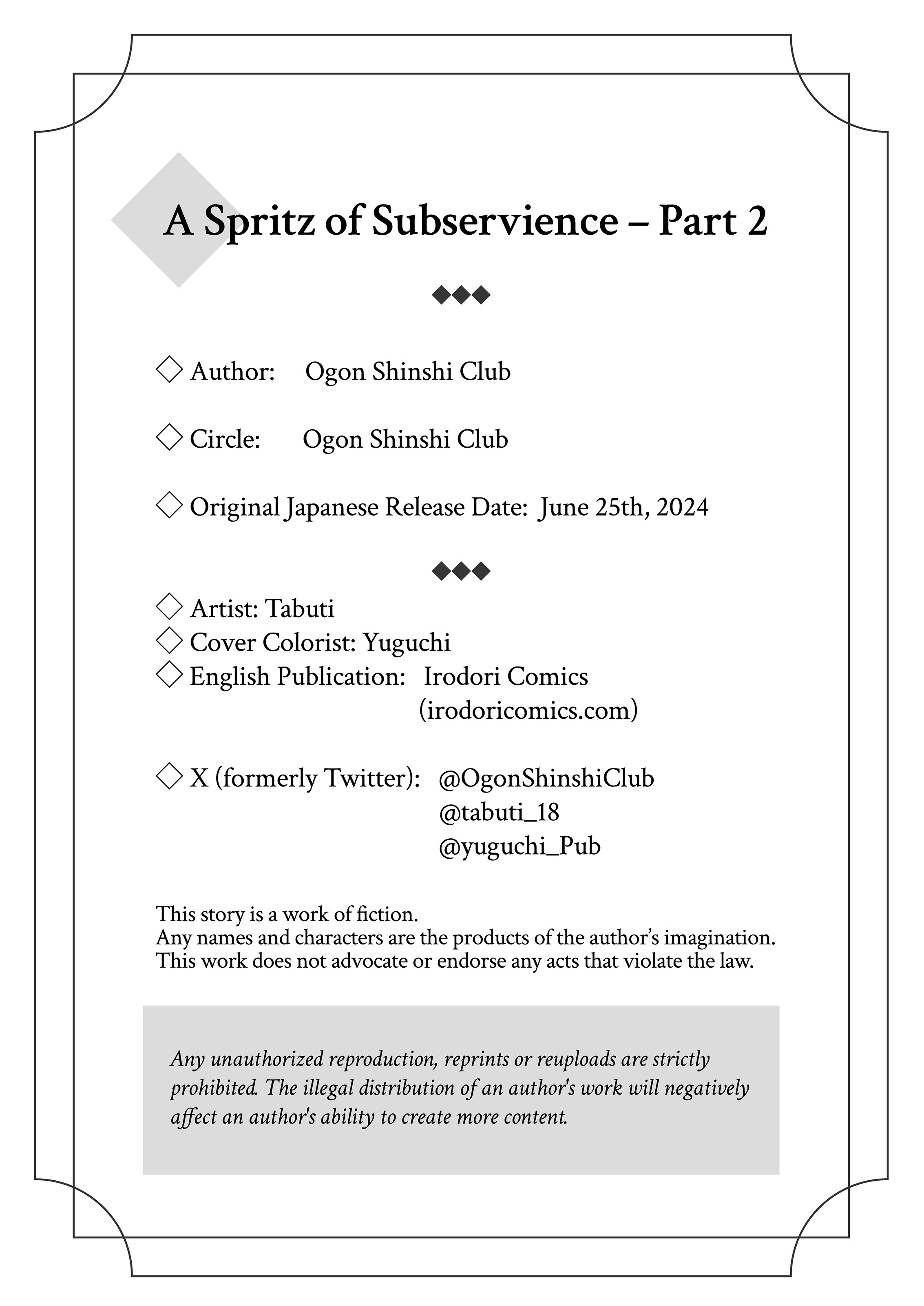 A Spritz of Subservience Chapter 2