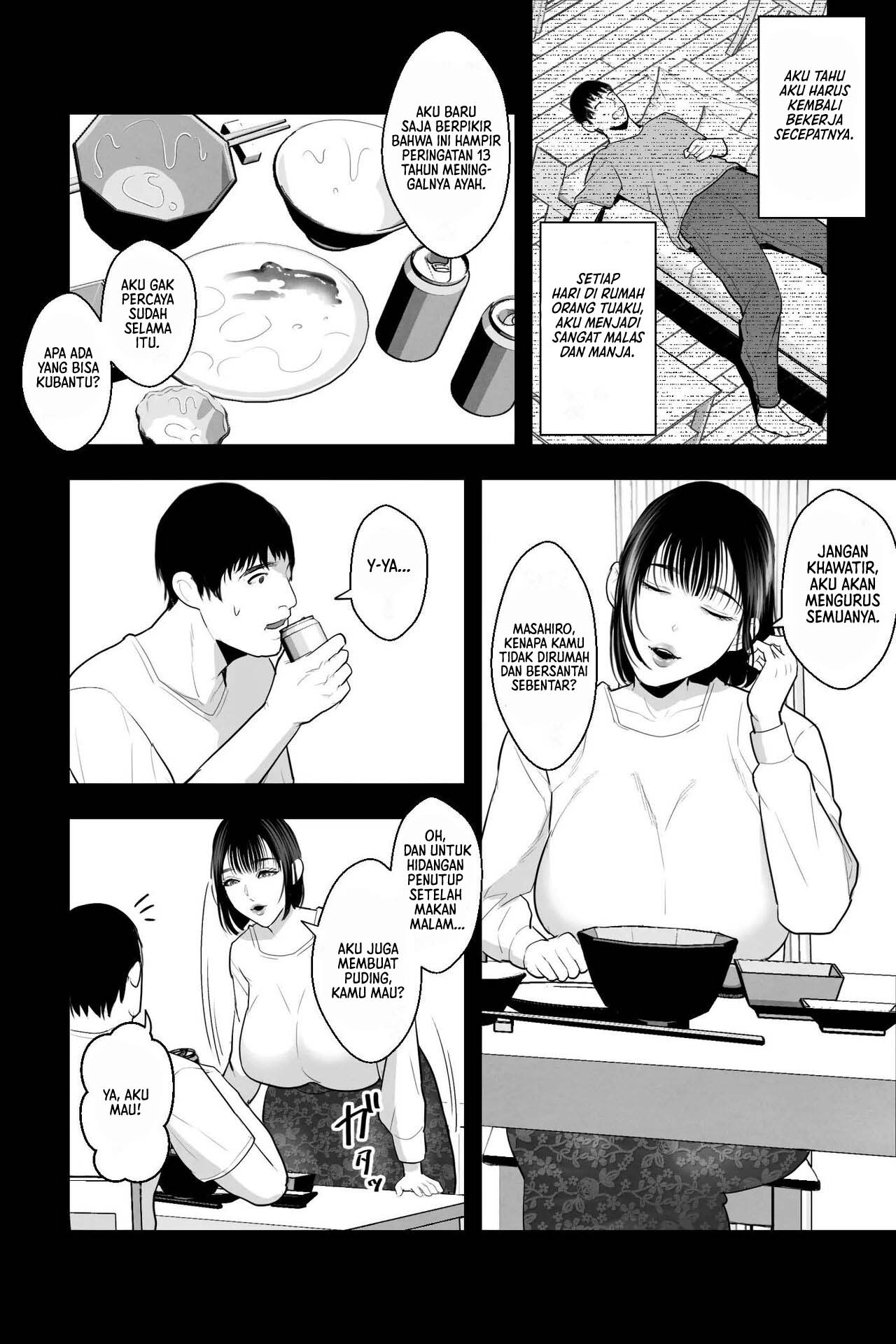 Tainai Kaiki ~Neet no Ore wa Bakunyuu Haha to Manjiru Toroama Kozukuri Sex de Iyasareru~ Chapter 1