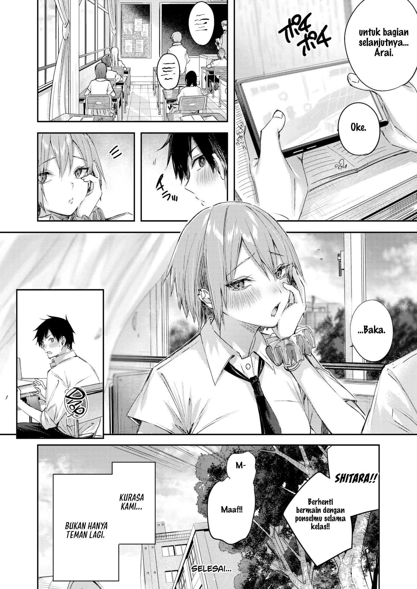 Usui-san is a Strawberry Blonde Chapter 1