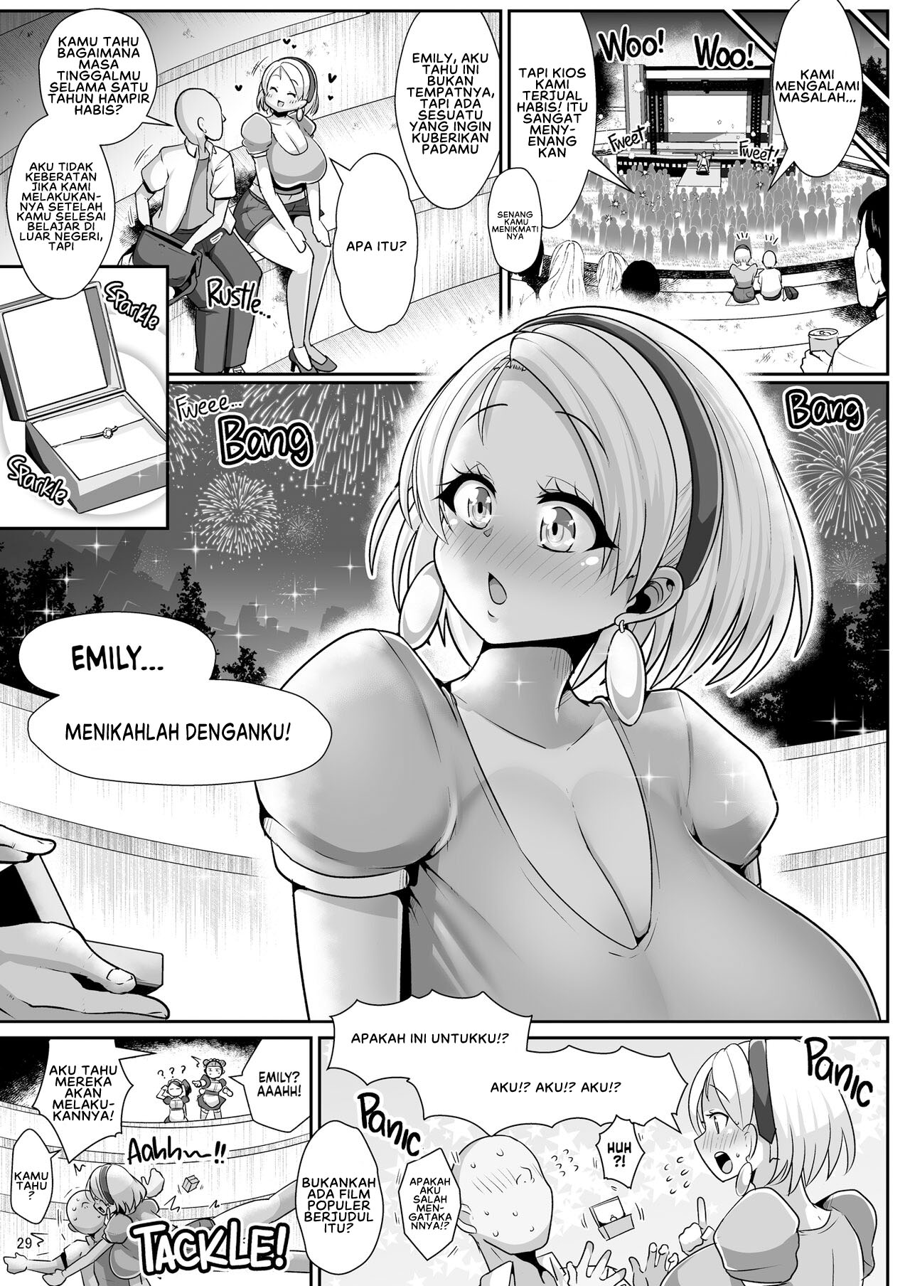 H Daisuki Kinpatsu Hakujin Bakunyuu Ryuugakusei ga Tonari no Heya ni Hikkoshite Kita! Chapter 3