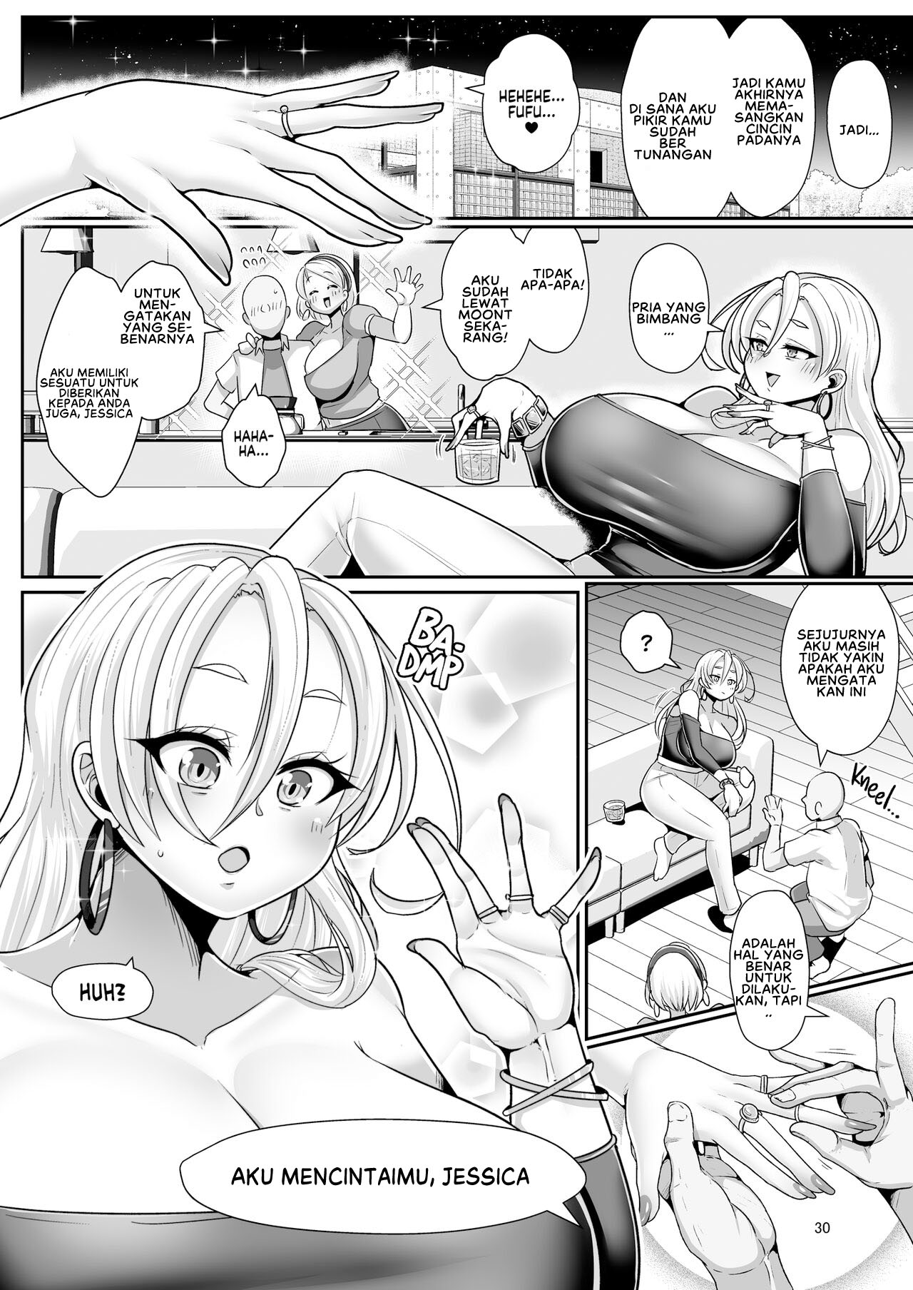 H Daisuki Kinpatsu Hakujin Bakunyuu Ryuugakusei ga Tonari no Heya ni Hikkoshite Kita! Chapter 3