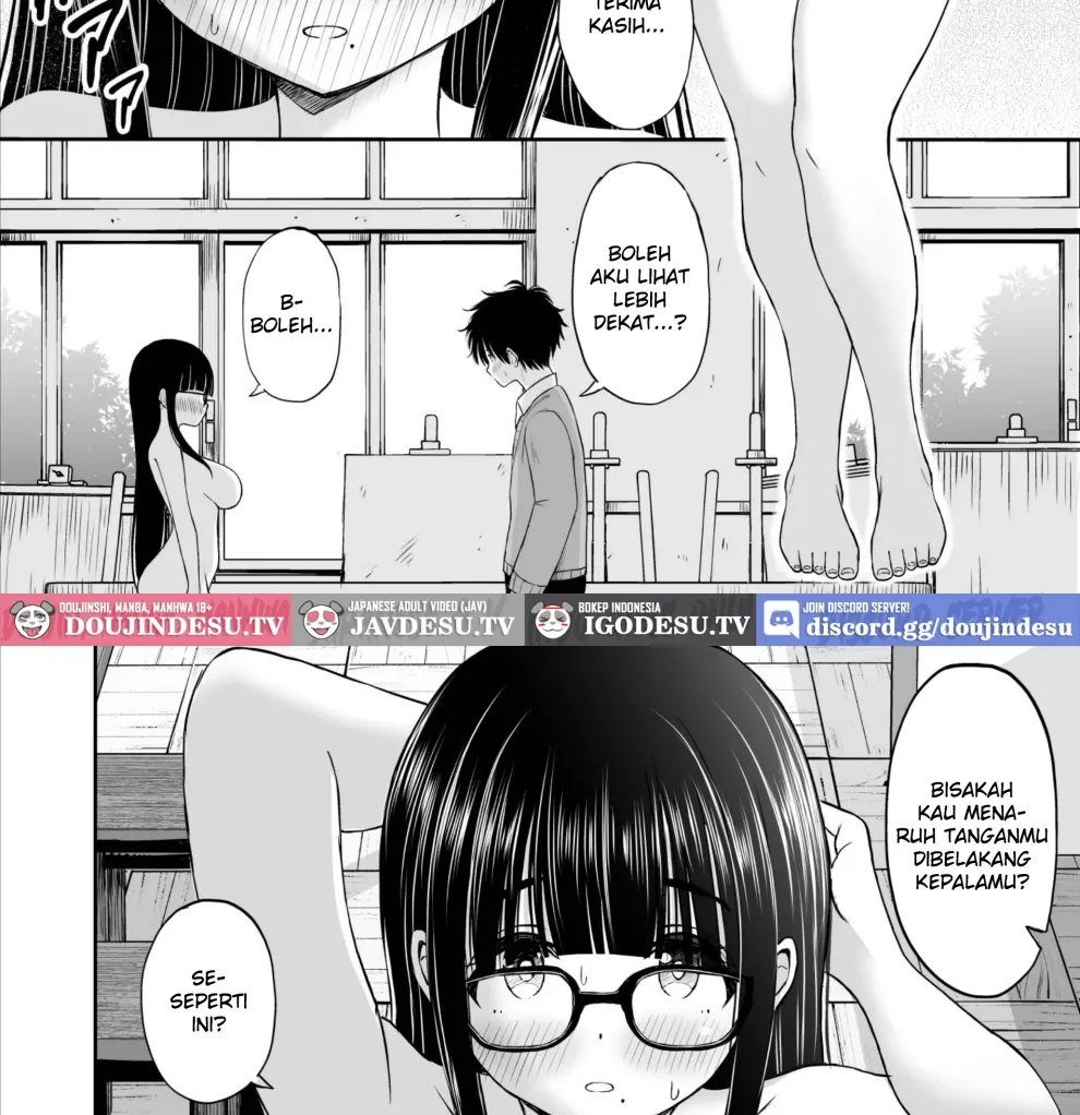 Bijutsubu no Kyonyuu Kouhai ga Nude Model ni Natta Kekka Amari ni Ero Sugite Ore no Geijutsu ga Bakuhatsushita Hanashi Chapter 1