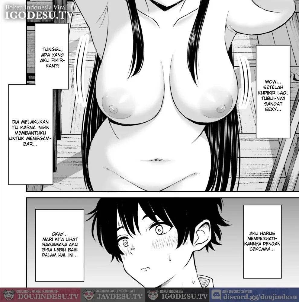 Bijutsubu no Kyonyuu Kouhai ga Nude Model ni Natta Kekka Amari ni Ero Sugite Ore no Geijutsu ga Bakuhatsushita Hanashi Chapter 1