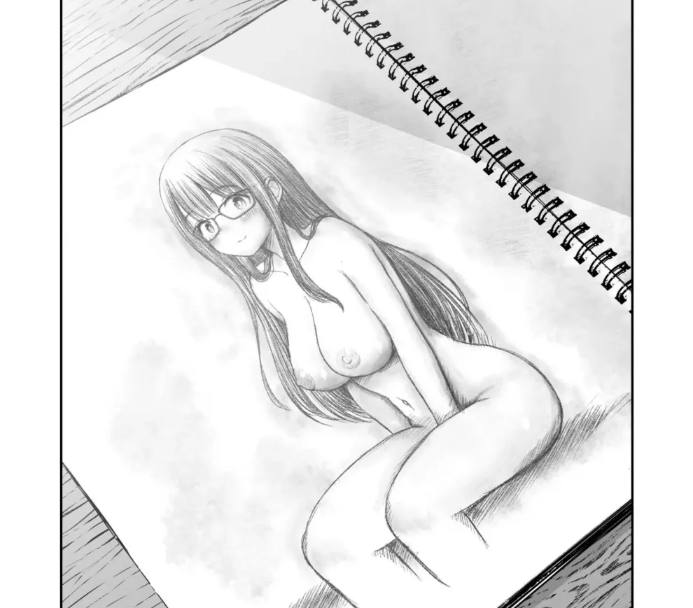 Bijutsubu no Kyonyuu Kouhai ga Nude Model ni Natta Kekka Amari ni Ero Sugite Ore no Geijutsu ga Bakuhatsushita Hanashi Chapter 1