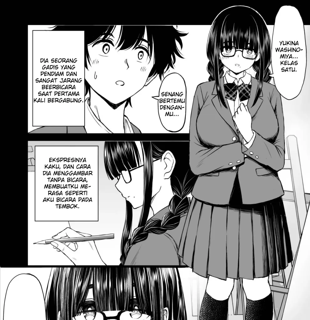 Bijutsubu no Kyonyuu Kouhai ga Nude Model ni Natta Kekka Amari ni Ero Sugite Ore no Geijutsu ga Bakuhatsushita Hanashi Chapter 1