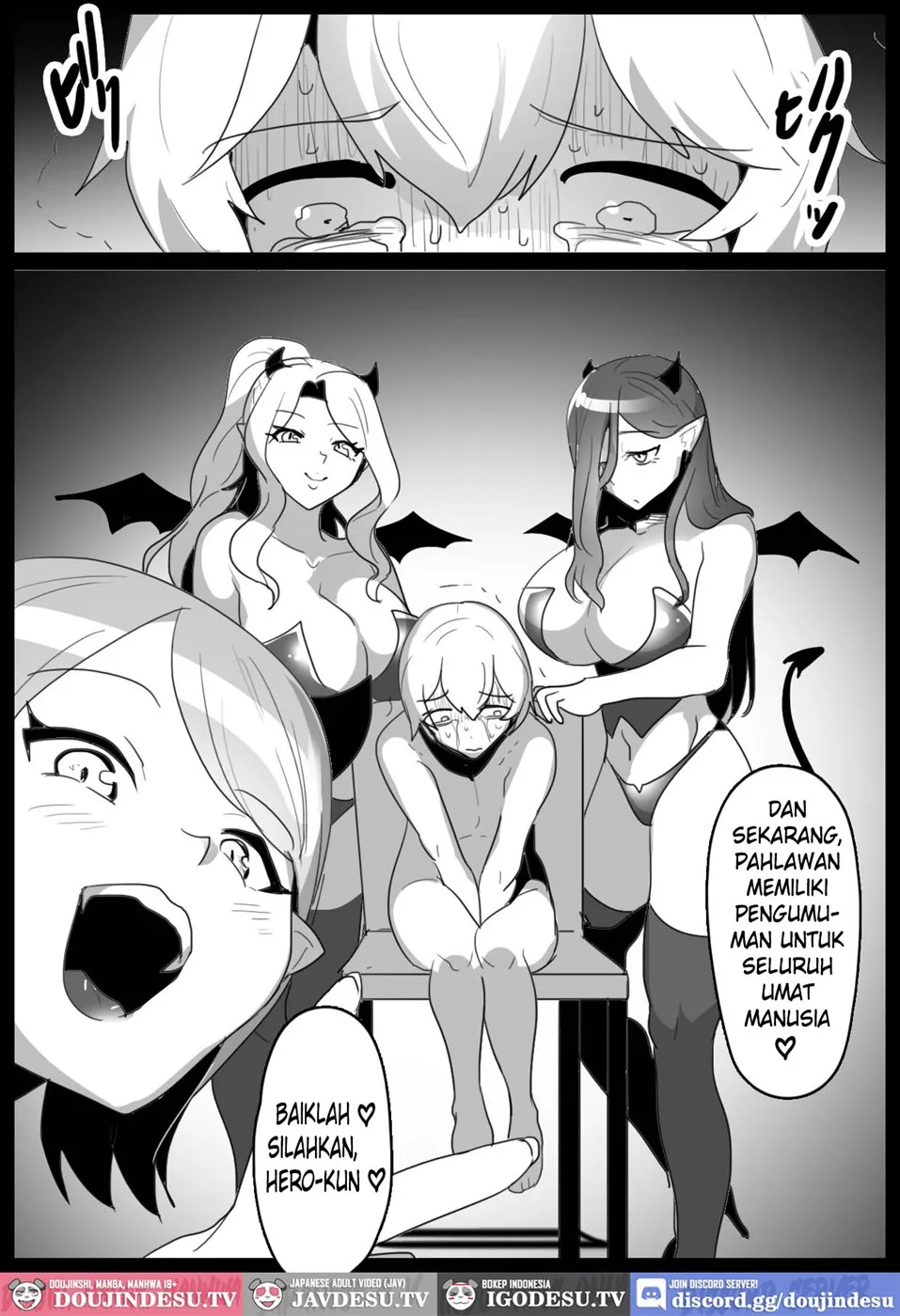 Cheat-kyuu Yuusha-sama ga Teikyuu Succubus-tachi ni Level Drain sare Koukai Shokei sarechau Ohanashi Chapter 1