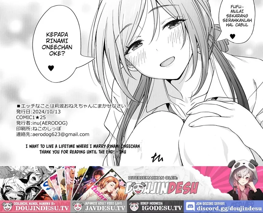 Ecchi na Koto wa Rinami Onee-chan ni Makasenasai! Chapter 1