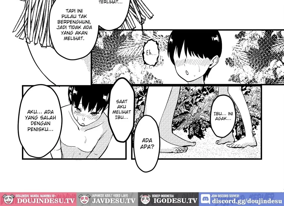 Mama to Musuko ga Mujintou de Love Love Sex suru Hanashi Chapter 1