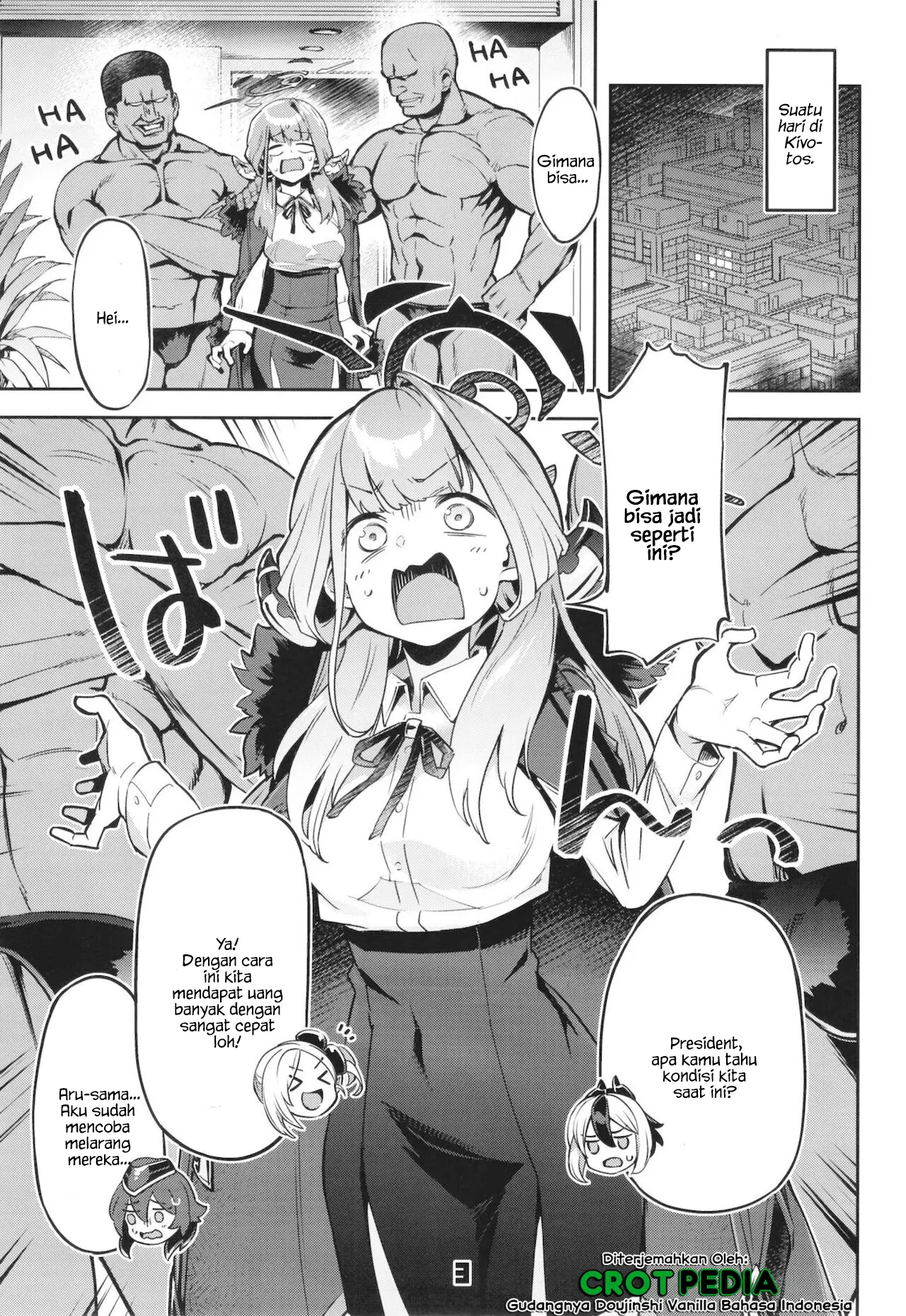 Okane ga Nakunatta Aru-chan wa Kizuitara Kukkyou na Otoko-tachi ni Kakomareteita Ken Chapter 1