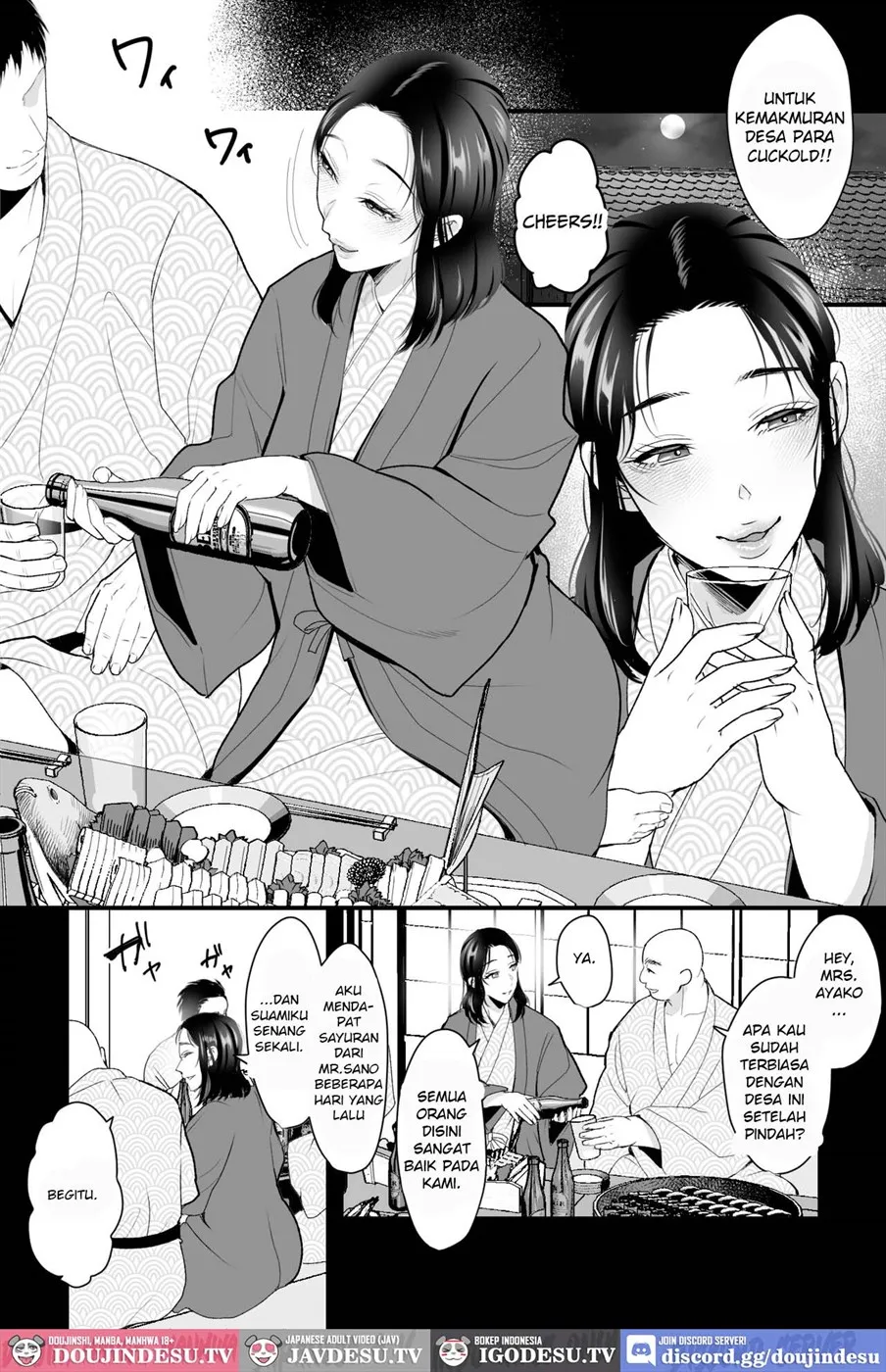 Yome Tori Mura ~NTR Hamedori Sareta Bakunyuu Hitodzuma wa Mura Kounin no Koushuu Benjo~ Chapter 1