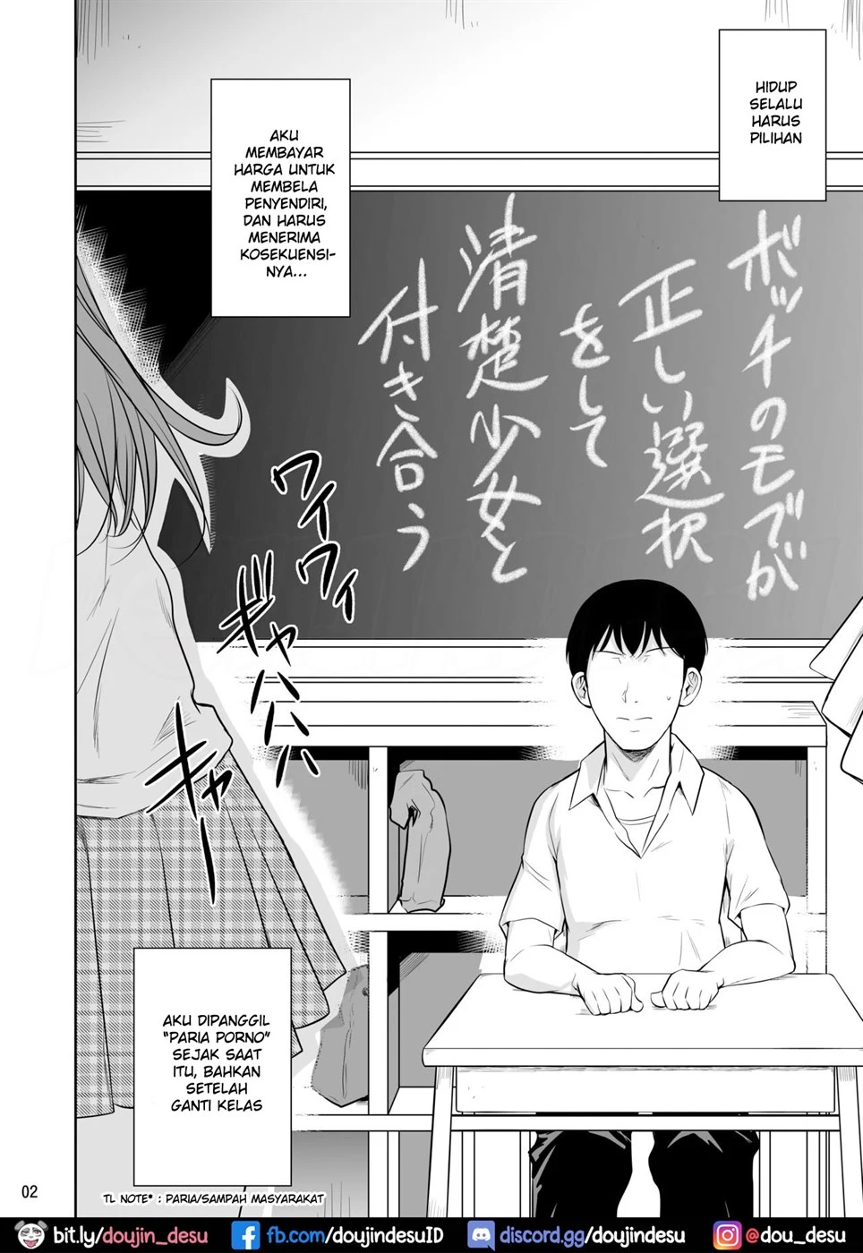 Bocchi no Mob ga Tadashii Sentaku o Shite Seiso Shoujo to Tsukiau. Mochiron Sex mo Suru Chapter 1