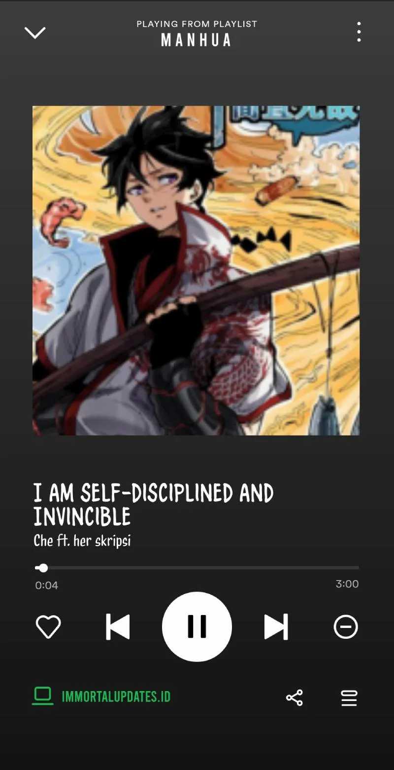 I am Self-disciplined And Invincible