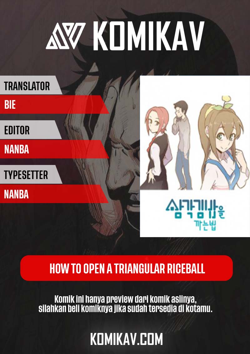 How to Open a Triangular Riceball