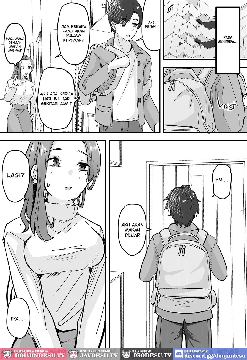 Bijin no Gibo-san o (Seiteki ni) Suki ni Natte Shimatta Ore Chapter 1