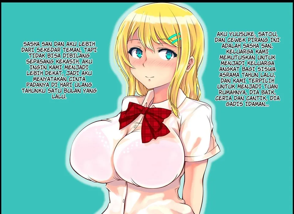 Blond Joshi Ryuugakusei Tanetsuke Press Namahame Taiken Chapter 1