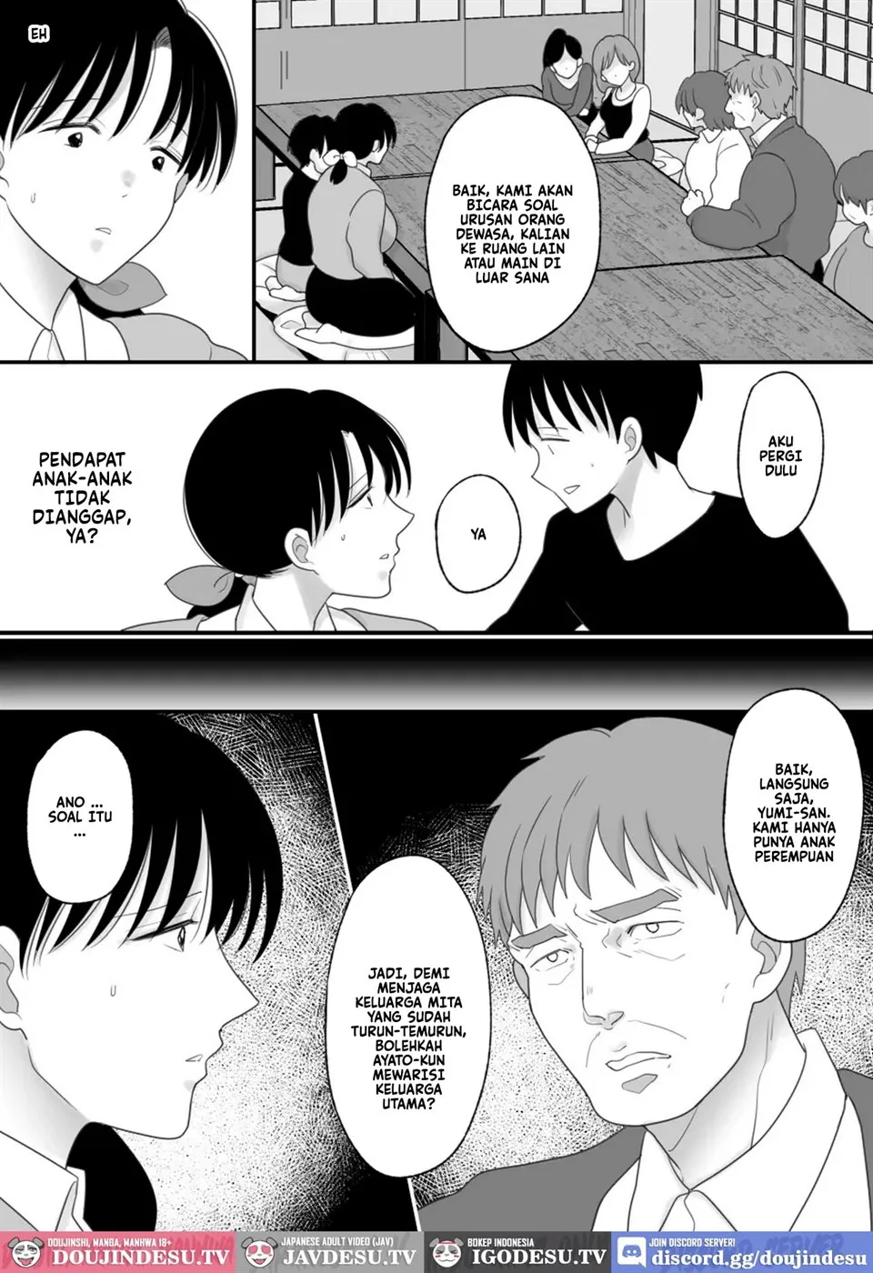 Boku no Kaa-san ga Shinseki no Oji-tachi ni Netorareru Chapter 1