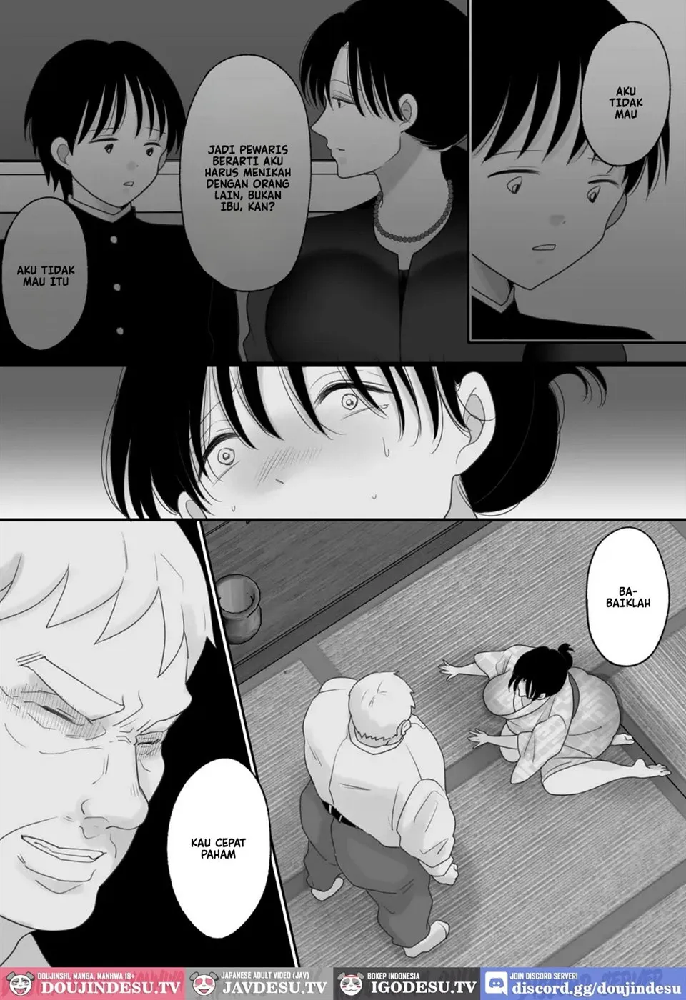 Boku no Kaa-san ga Shinseki no Oji-tachi ni Netorareru Chapter 1