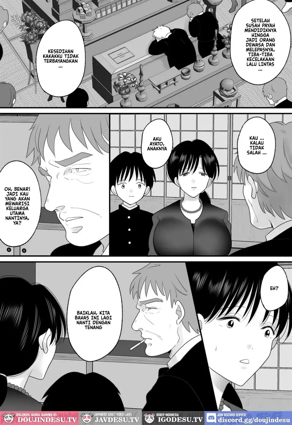 Boku no Kaa-san ga Shinseki no Oji-tachi ni Netorareru Chapter 1