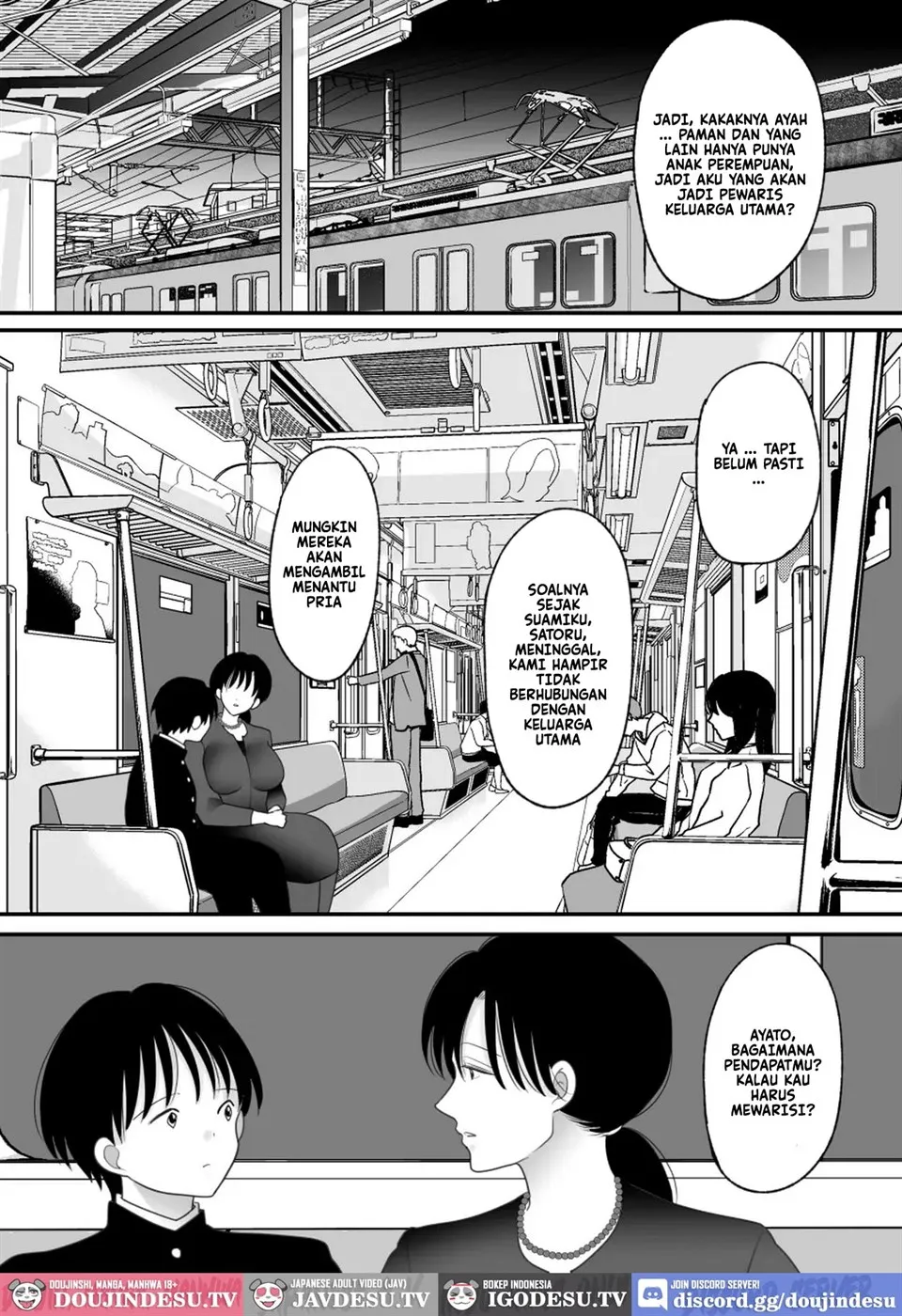 Boku no Kaa-san ga Shinseki no Oji-tachi ni Netorareru Chapter 1