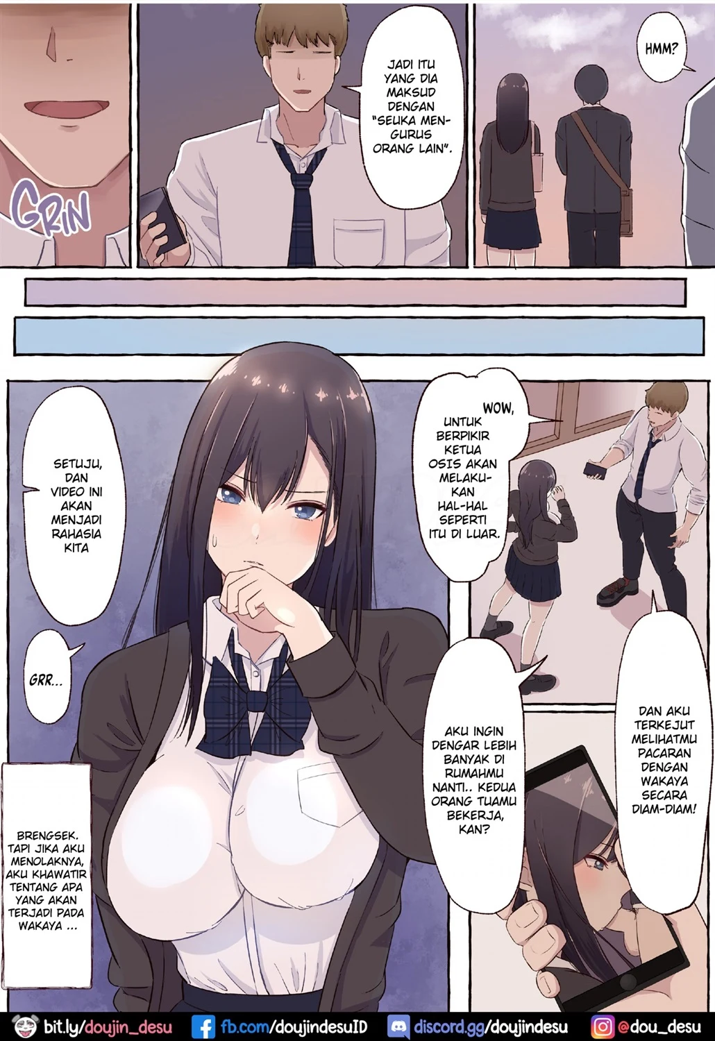 Cool na Kyonyuu Iinchou, Netorare Kairaku Ochi Chapter 1