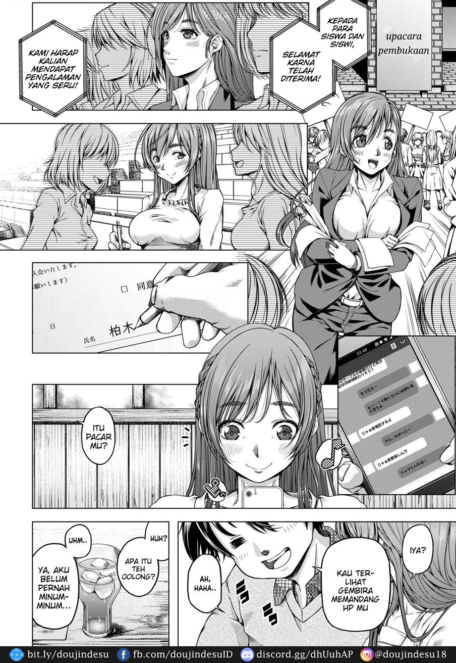 Daigaku Shingaku de Issho ni Joukyou Shita Kanojo ga Circle no Senpai ni Netorare Ochiru made -Rape Shojo Soushitsu Hen- Chapter 1