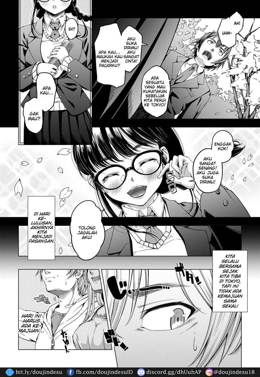 Daigaku Shingaku de Issho ni Joukyou Shita Kanojo ga Circle no Senpai ni Netorare Ochiru made -Rape Shojo Soushitsu Hen- Chapter 1