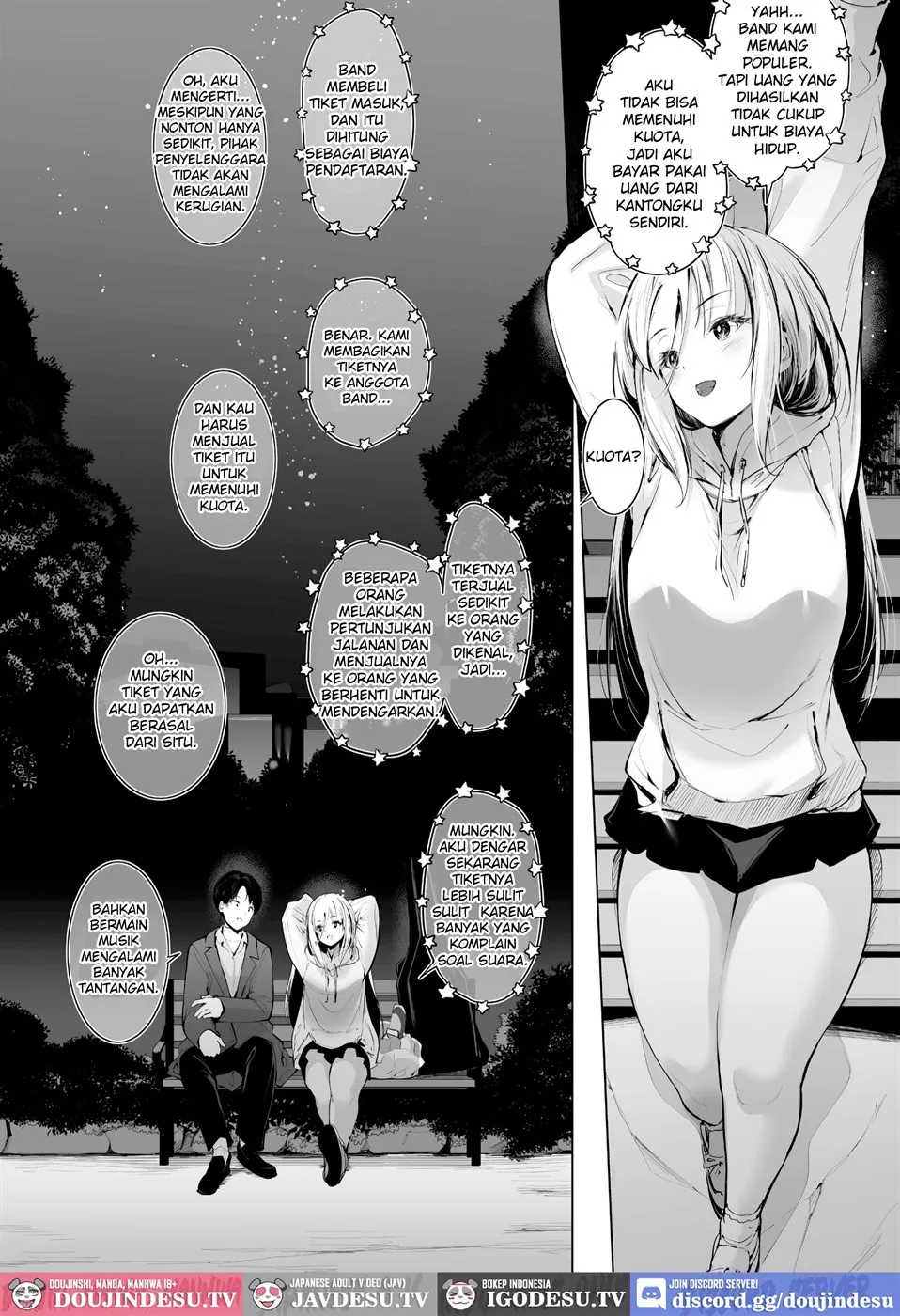 Dekachichi Binbou Band Shoujo ni Papa Katsu de Hitobanjuu Hatsujou Sex Sarechau Hanashi Chapter 1