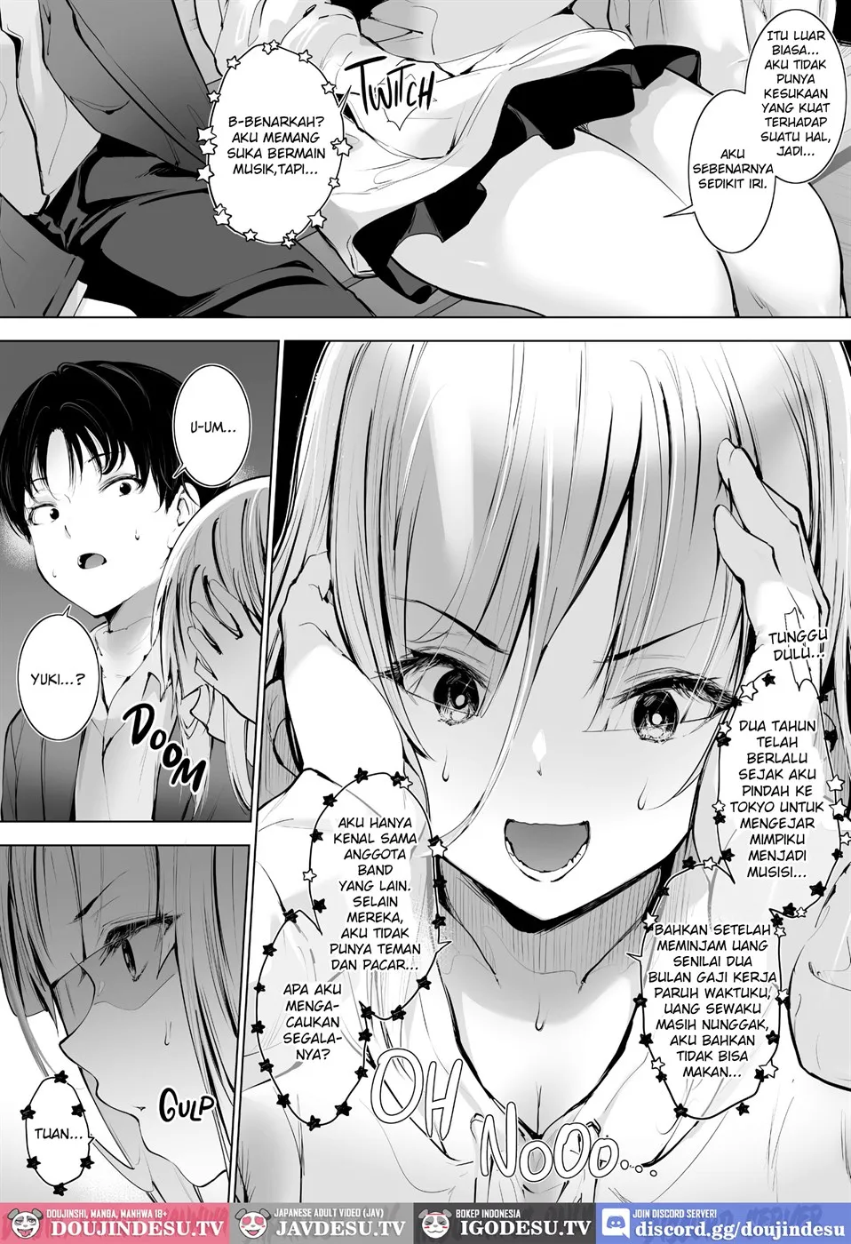 Dekachichi Binbou Band Shoujo ni Papa Katsu de Hitobanjuu Hatsujou Sex Sarechau Hanashi Chapter 1