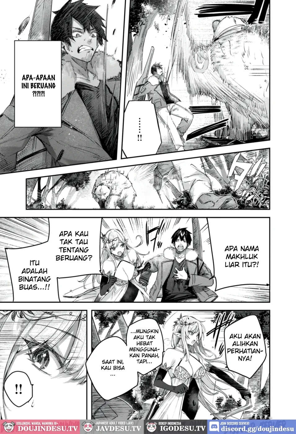 Dokushin Hunter no Deai wa Elf no Mori de Chapter 1
