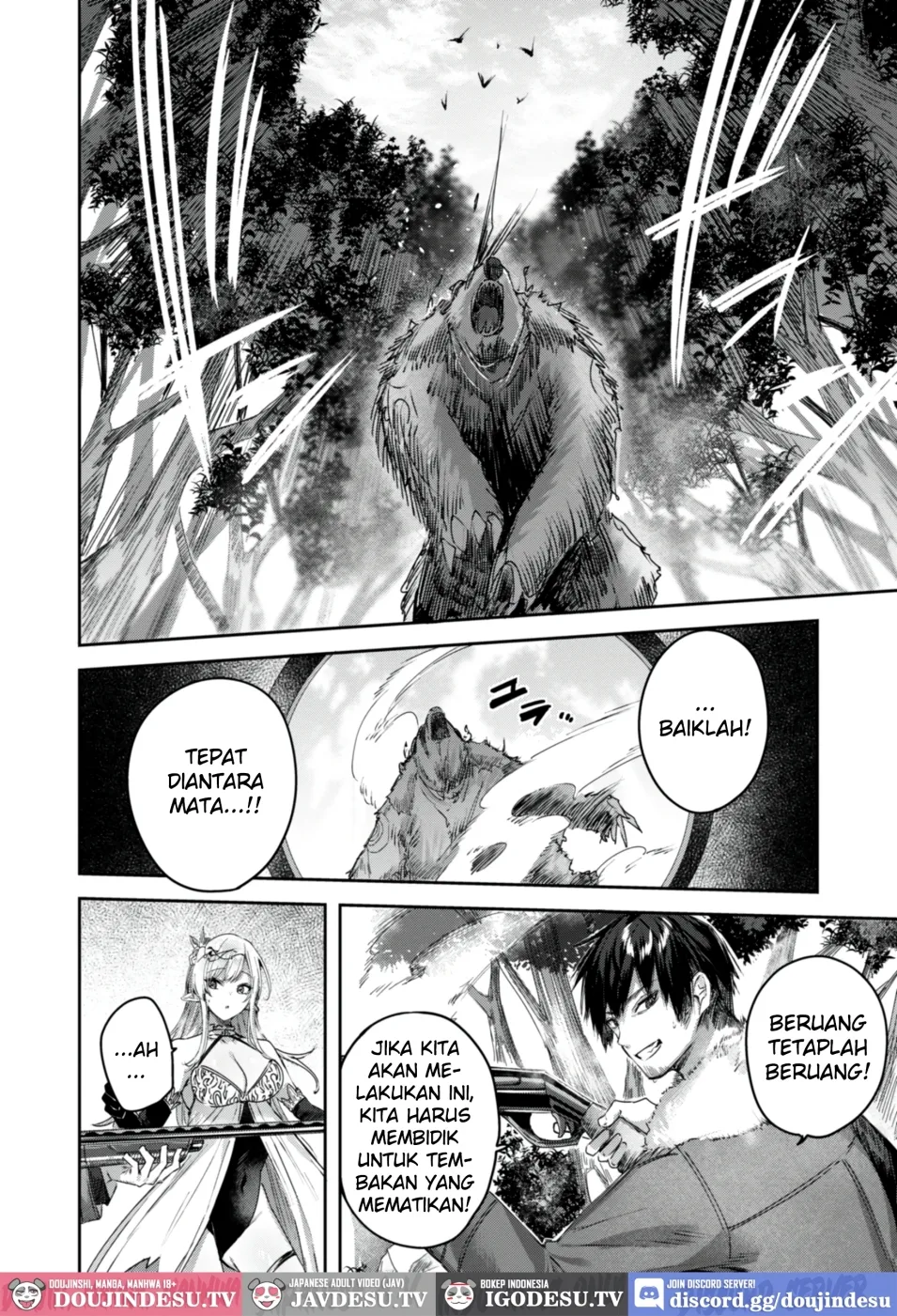 Dokushin Hunter no Deai wa Elf no Mori de Chapter 1