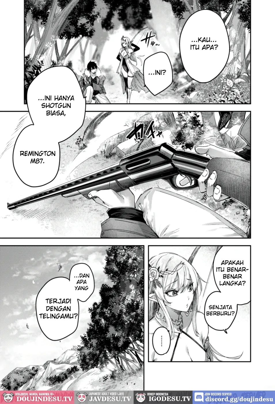 Dokushin Hunter no Deai wa Elf no Mori de Chapter 1