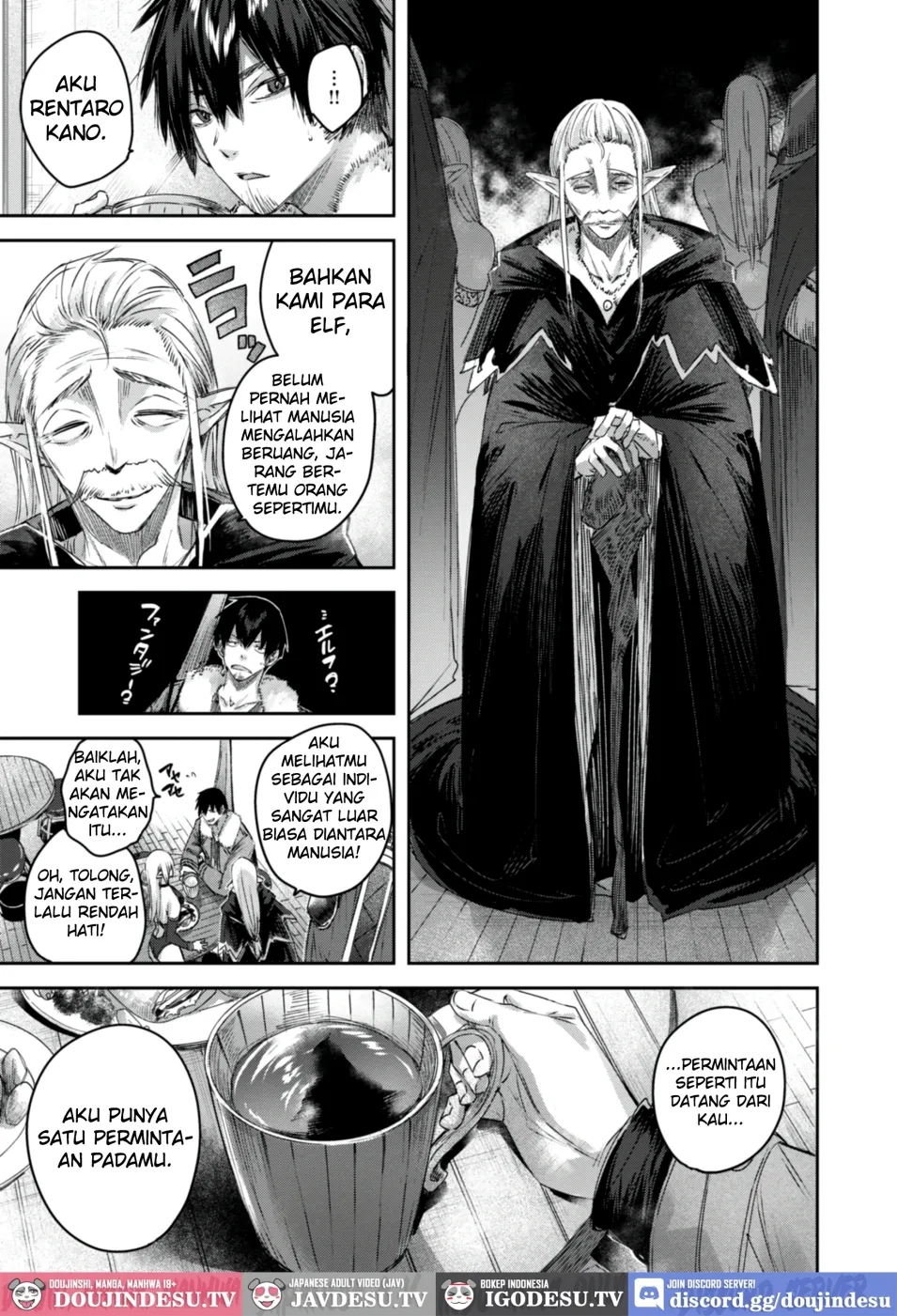 Dokushin Hunter no Deai wa Elf no Mori de Chapter 1