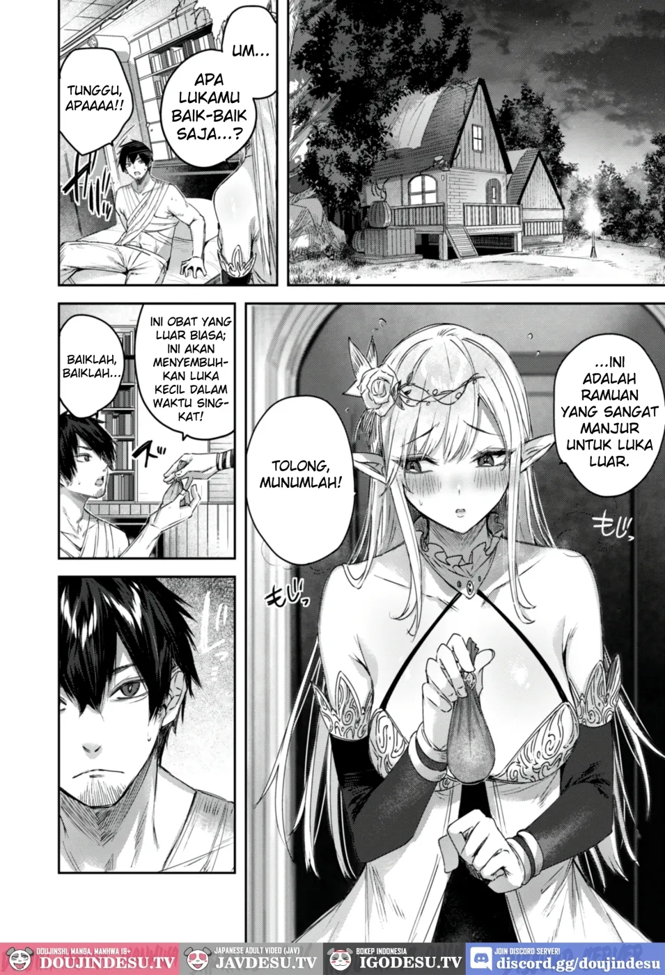 Dokushin Hunter no Deai wa Elf no Mori de Chapter 1