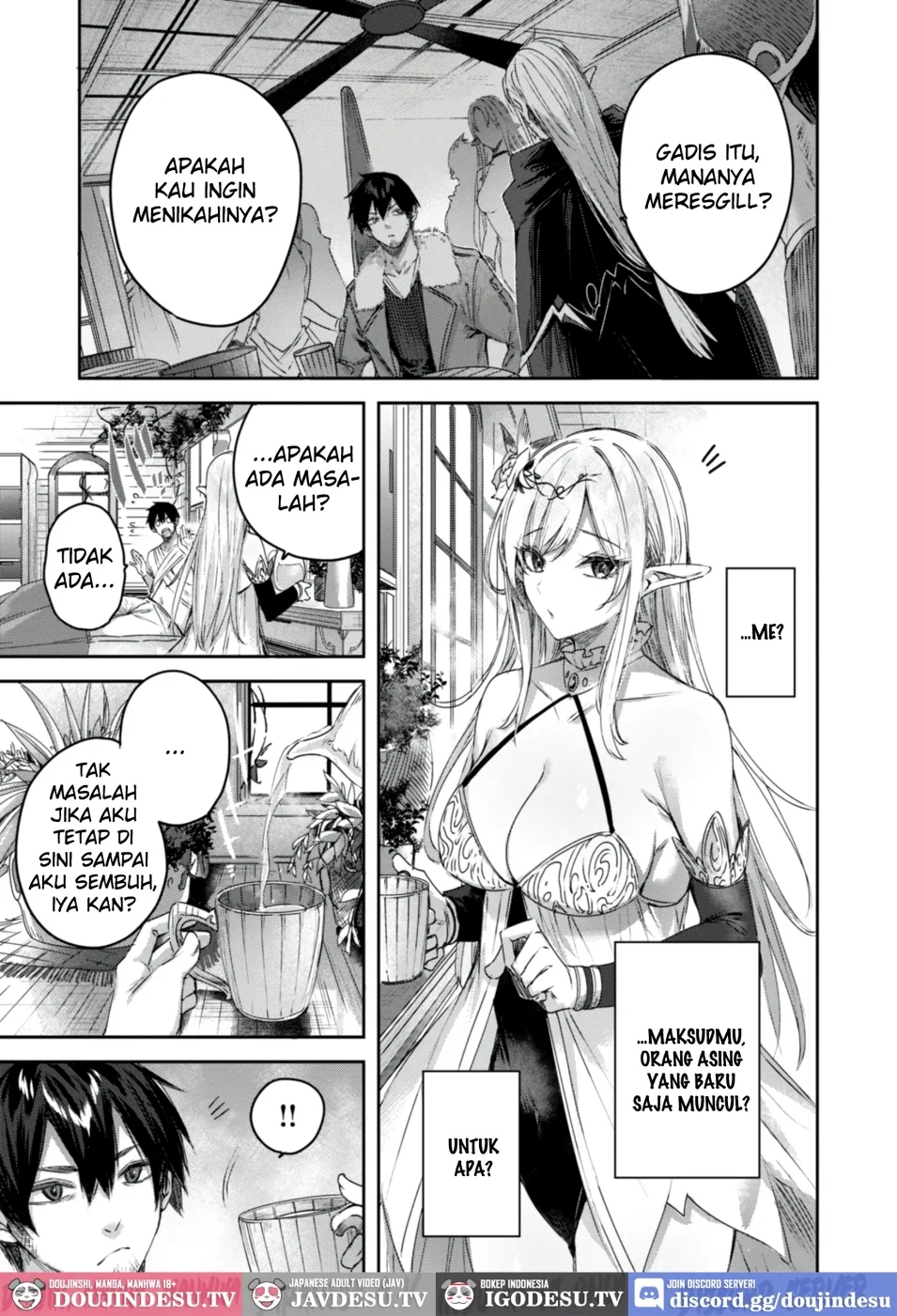 Dokushin Hunter no Deai wa Elf no Mori de Chapter 1