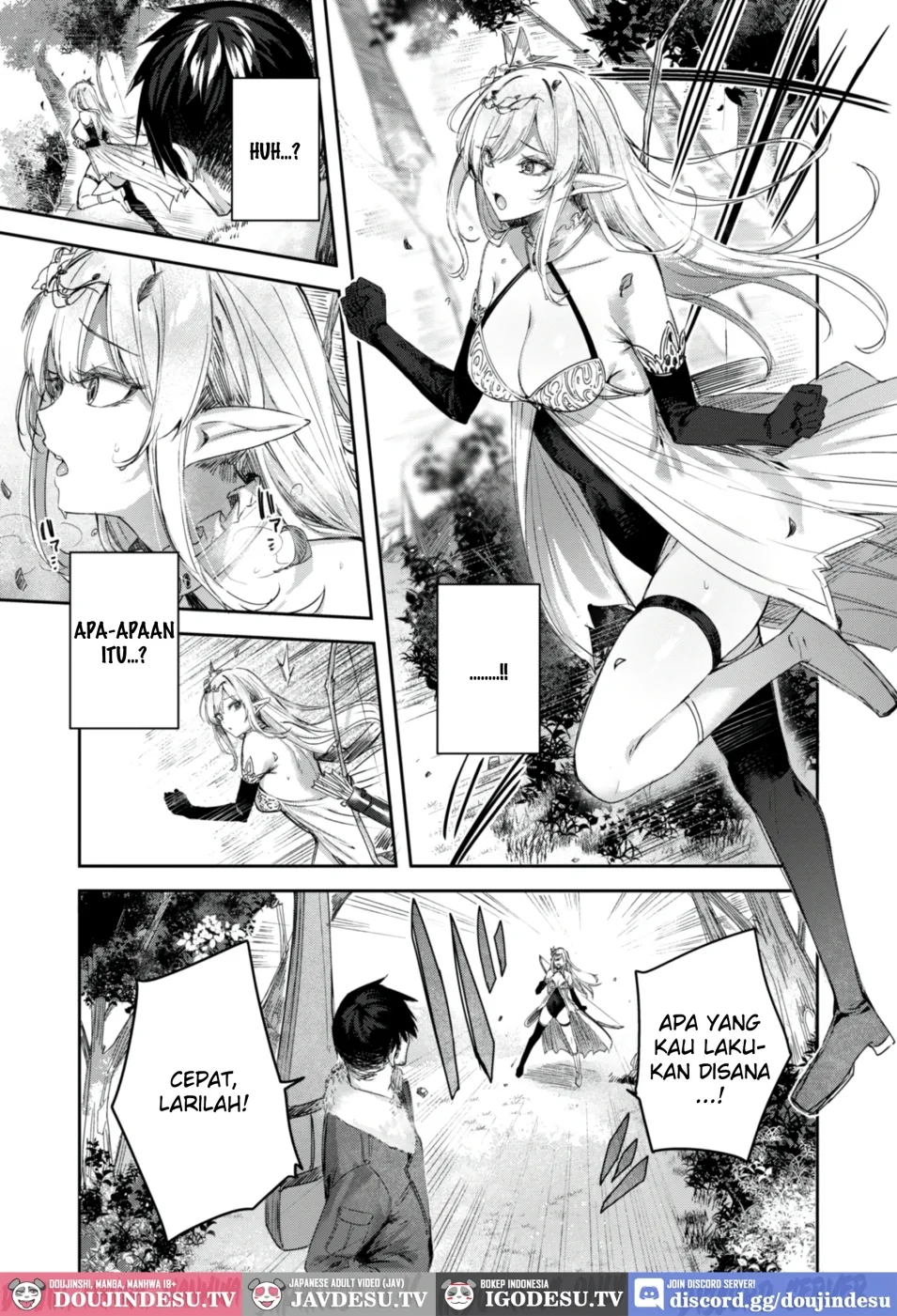 Dokushin Hunter no Deai wa Elf no Mori de Chapter 1