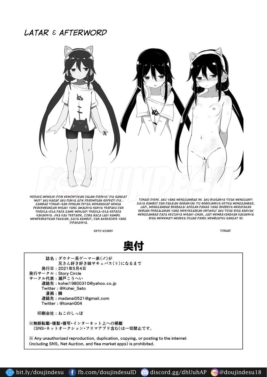 Downer-kei Gamer Otouto ga Nii-san Sukisuki Imouto Succubus ni Naru made Chapter 1