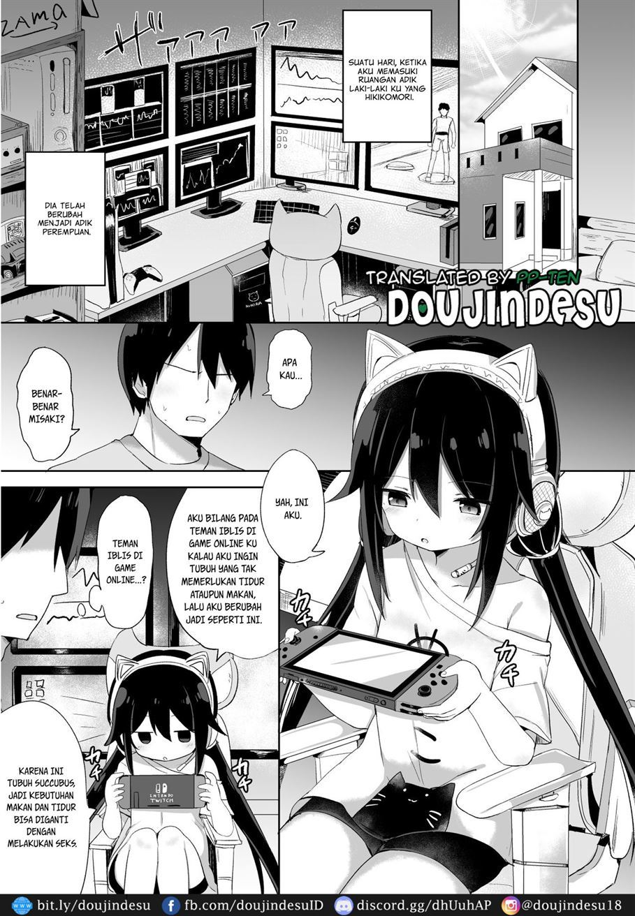 Downer-kei Gamer Otouto ga Nii-san Sukisuki Imouto Succubus ni Naru made Chapter 1