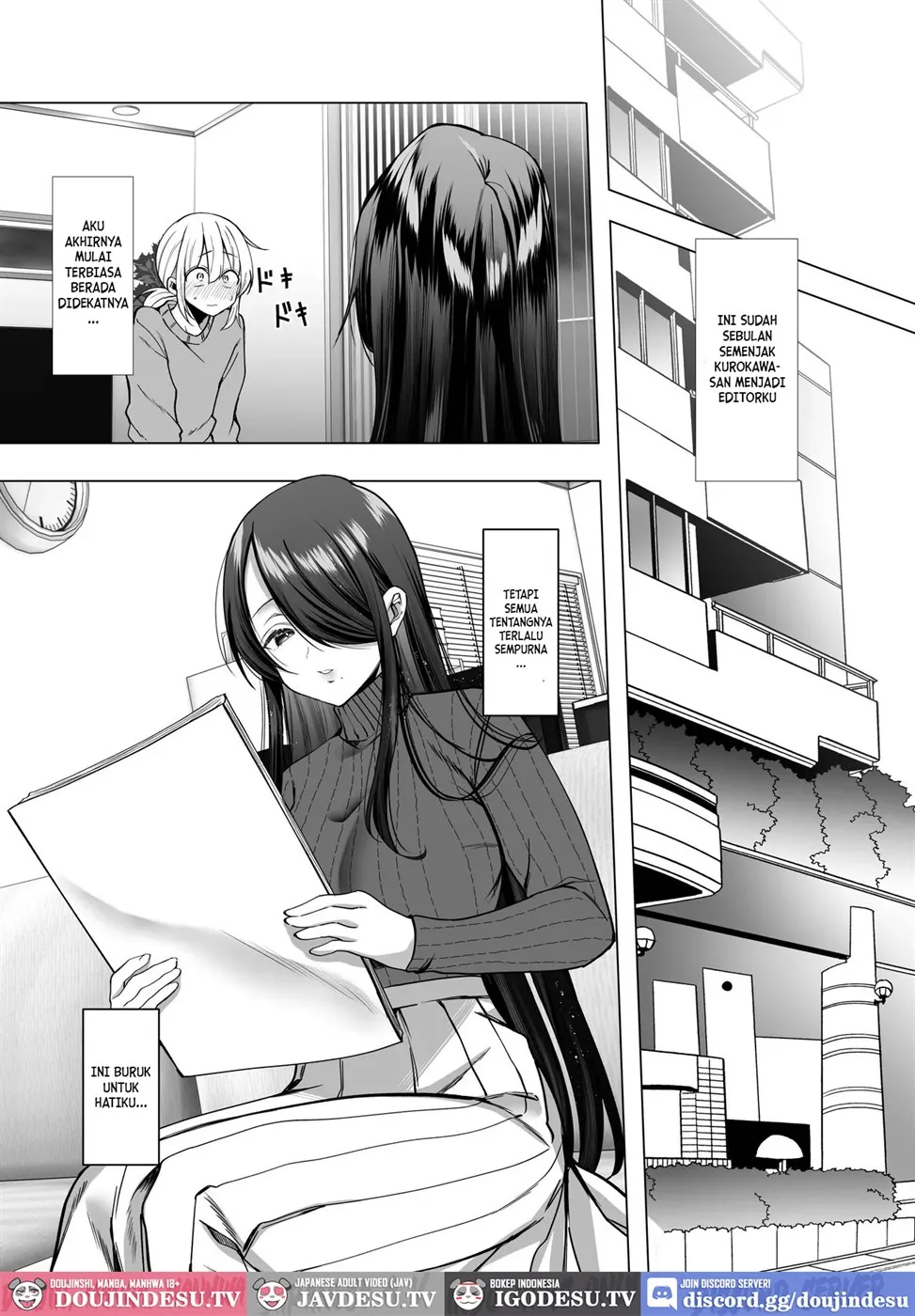 Ecchi na Henshuu Kurokawa-san Chapter 1