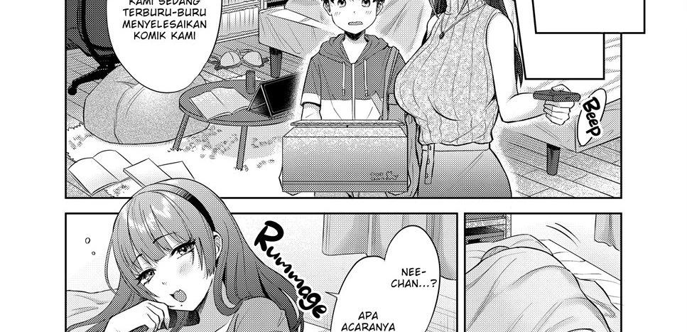 Ero Mangaka Shimai to Ecchi na Obenkyoukai Chapter 1
