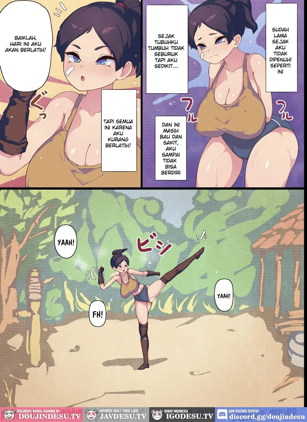 Genki na Karada no Kakutou Musume ga Murabito ni Uragirarete Haramu made Chapter 1