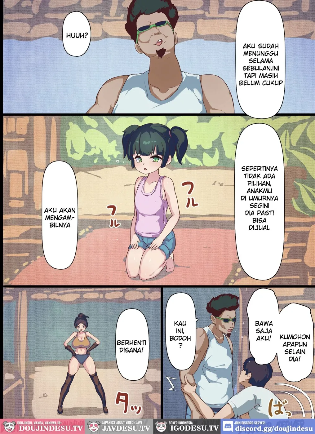 Genki na Karada no Kakutou Musume ga Murabito ni Uragirarete Haramu made Chapter 1