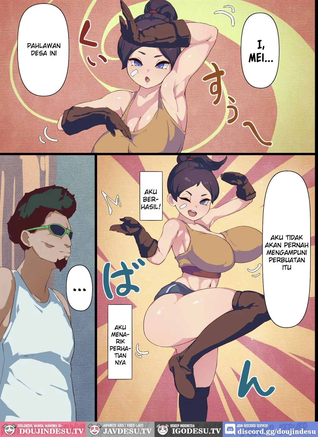 Genki na Karada no Kakutou Musume ga Murabito ni Uragirarete Haramu made Chapter 1