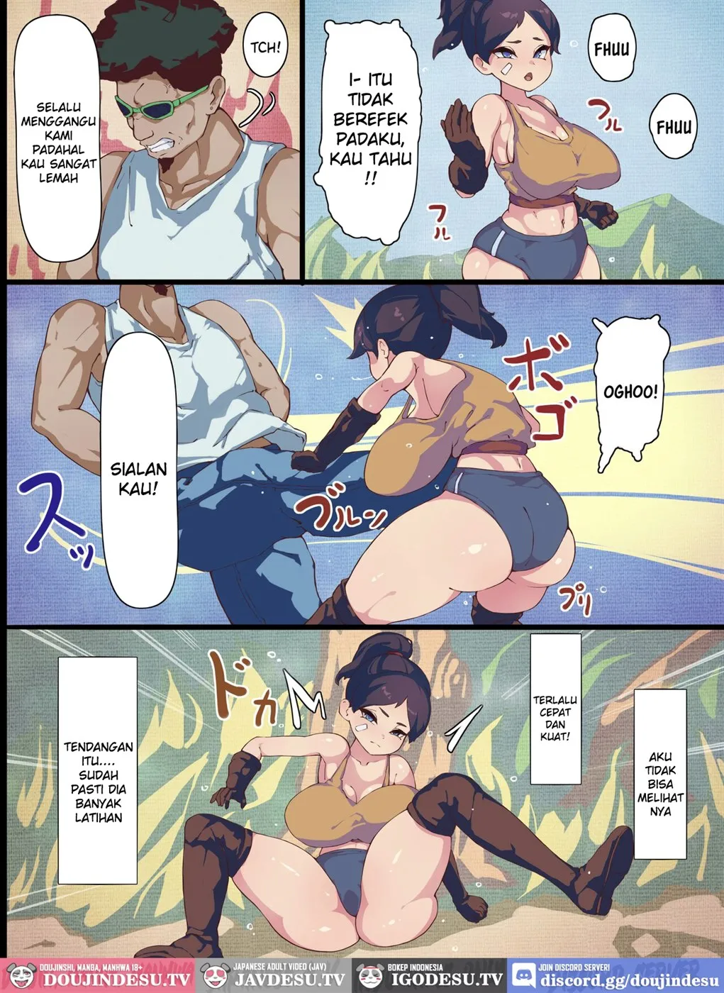 Genki na Karada no Kakutou Musume ga Murabito ni Uragirarete Haramu made Chapter 1